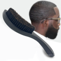 Procesamiento personalizado Cepillo de pelo de cerdas para hombre Peine de barba curvo de arco Cepillo de curva de 360 ​​ondas duras de madera maciza
